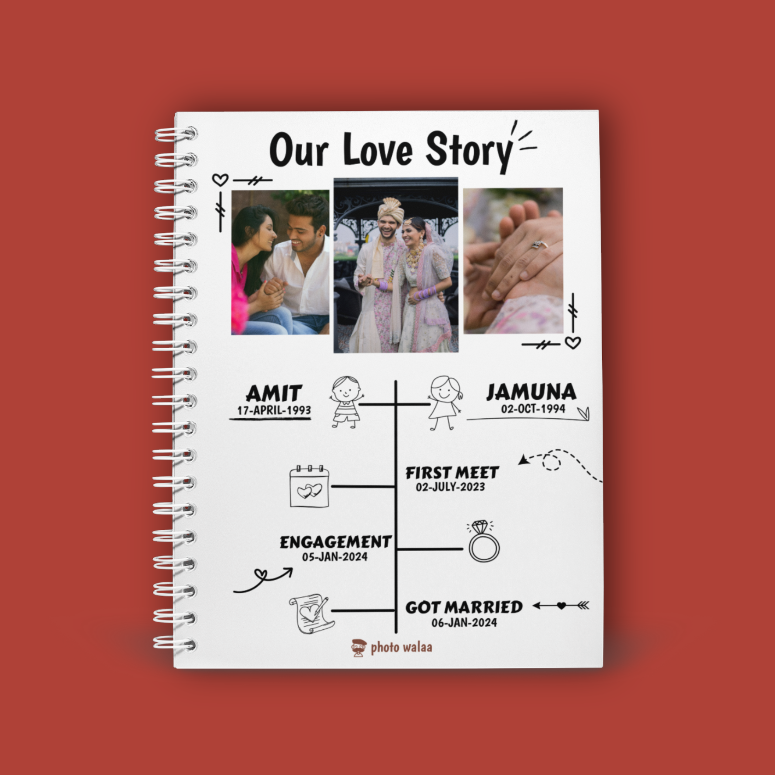 Our Love Story NoteBook